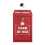 Sturdy Metal Locking Storage Box With Double Keys-Red 1