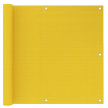 Berkfield Balcony Screen Yellow 90x500 cm HDPE