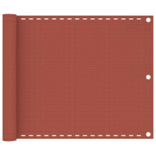 Berkfield Balcony Screen Terracotta 75x600 cm HDPE