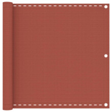Berkfield Balcony Screen Terracotta 90x400 cm HDPE