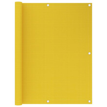 Berkfield Balcony Screen Yellow 120x400 cm HDPE