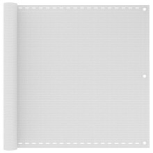 Berkfield Balcony Screen White 90x500 cm HDPE