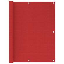 Berkfield Balcony Screen Red 120x400 cm HDPE