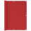 Berkfield Balcony Screen Red 120x400 cm HDPE 1