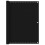 Berkfield Balcony Screen Black 120x400 cm HDPE 1