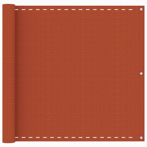Berkfield Balcony Screen Orange 90x400 cm HDPE