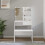 Berkfield Dressing Table Set with LED White Engineered Wood 1