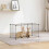 Berkfield 8-Panel Pet Cage Black 35x35 cm Steel 1