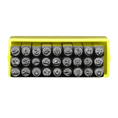 Metal Letter Punches Embossing Tool 3mm Leather Number-Style A
