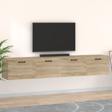 Berkfield Wall Cabinets 2 pcs Sonoma Oak 100x36.5x35 cm Engineered Wood
