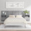 Berkfield Bed Headboard with Cabinets Grey Sonoma Engineered Wood 1