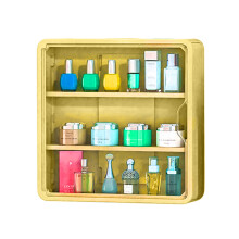 Easy Install Wall Mounted Organiser Multi Layer-small Yellow