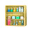 Easy Install Wall Mounted Organiser Multi Layer-small Yellow 1
