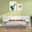 Berkfield Bed Headboard with Cabinets White Engineered Wood 1