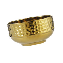 Heatproof Stainless Steel Bowl With Double Wall-Gold 15