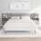 Berkfield Bed Headboard with Cabinets Grey Sonoma Engineered Wood 1