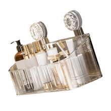 Adhesive Bathroom Rack Rotating Suction Technology for-White