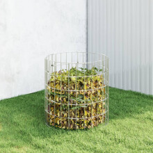 Berkfield Garden Composter ò50x50 cm Galvanised Steel