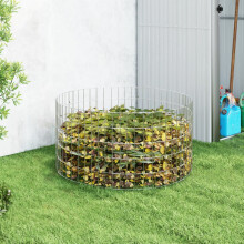 Berkfield Garden Composter ò100x50 cm Galvanised Steel