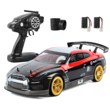 1:10 Scale 4WD RC Drift Car 70km/h Speed Remote Control Racing Car with 2 Batteries and Spare Tires