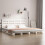 Berkfield Bed Frame without Mattress White 180x200 cm Super King Solid Wood Pine 1