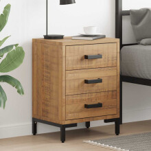 Berkfield Bedside Cabinets 2 pcs 40x30x55 cm Solid Wood Pine