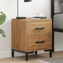 Berkfield Bedside Cabinets 2 pcs 36x30x45 cm Solid Wood Pine