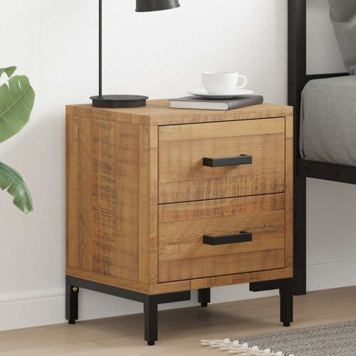 Berkfield Bedside Cabinets 2 pcs 36x30x45 cm Solid Wood Pine