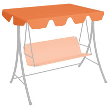 Berkfield Replacement Canopy for Garden Swing Orange 150/130x105/70 cm