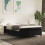 Berkfield Box Spring Bed Frame Black Double Velvet (UK/IE/FI/NO only) 1