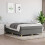 Berkfield Box Spring Bed Frame Dark Grey Double Fabric (UK/IE/FI/NO only) 1