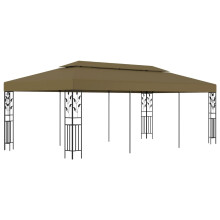 Berkfield Gazebo 6x3 m Taupe 180 g/m