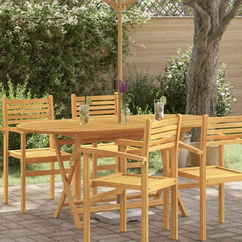 Berkfield Folding Garden Table 160x85x75 cm Solid Eucalyptus Wood