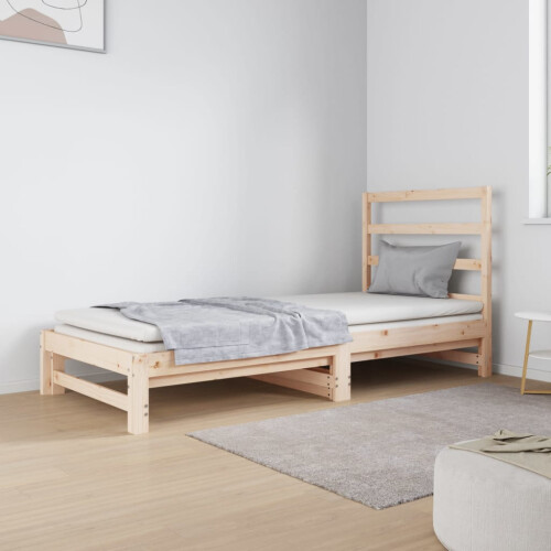 Berkfield Pull-out Day Bed without Mattress 2x(90x190) cm