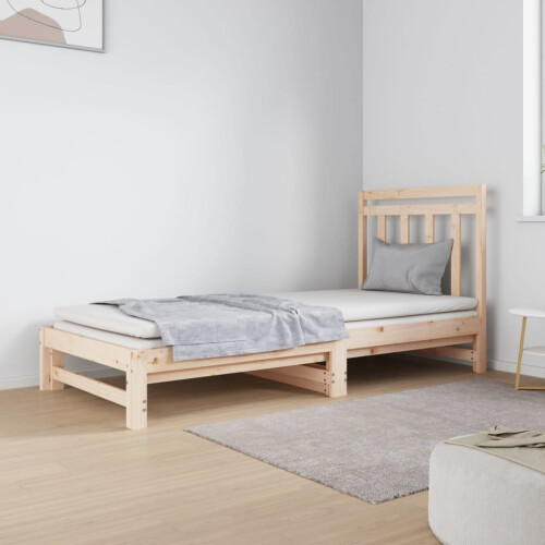 Berkfield Pull-out Day Bed without Mattress 2x(90x190) cm
