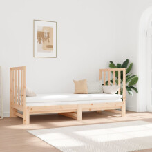 Berkfield Pull-out Day Bed without Mattress 2x(90x190) cm