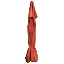 Berkfield Replacement Fabric for Outdoor Parasol Terracotta 500 cm