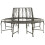 Berkfield Garden Tree Bench 160 cm Steel 1