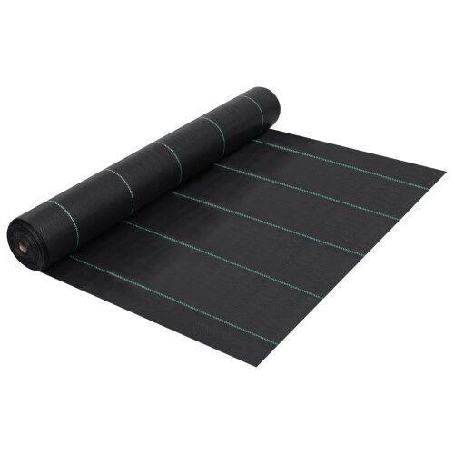 Berkfield Weed & Root Control Mat Black 1x10 m PP