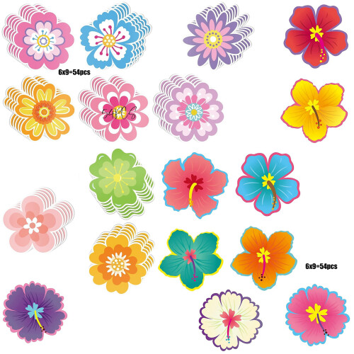 Spring Theme Floral Double Sided Printing Cutouts Paper-R321 1