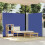 Berkfield Patio Retractable Side Awning 170x1200 cm Blue 1