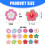 Spring Theme Floral Double Sided Printing Cutouts Paper-R321 4