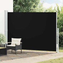 Berkfield Patio Retractable Side Awning 200x300 cm Black