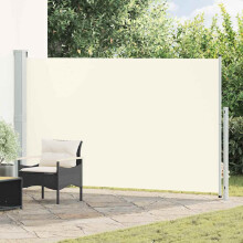 Berkfield Patio Retractable Side Awning 180x300 cm Cream