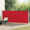 Berkfield Patio Retractable Side Awning 600x160 cm Red 1