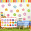 Spring Theme Floral Double Sided Printing Cutouts Paper-R321 5