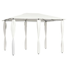 Berkfield Gazebo with Post Covers 3x4x2.6 m Cream 160 g/m