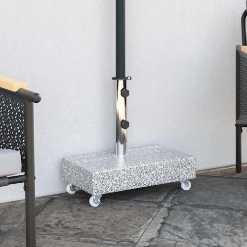 Berkfield Umbrella Base Light Grey 45x25x8.3 cm Granite