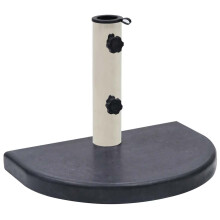 Berkfield Umbrella Base Black 40x28x4 cm Granite
