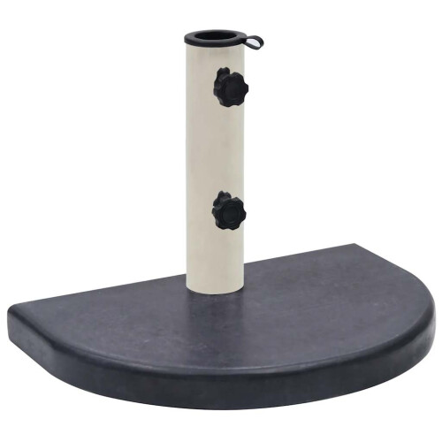 Berkfield Umbrella Base Black 40x28x4 cm Granite